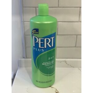 Vtg Pert Plus 2 In 1 Medium Shampoo & Conditioner 40 fl oz New Old Stock 2002
